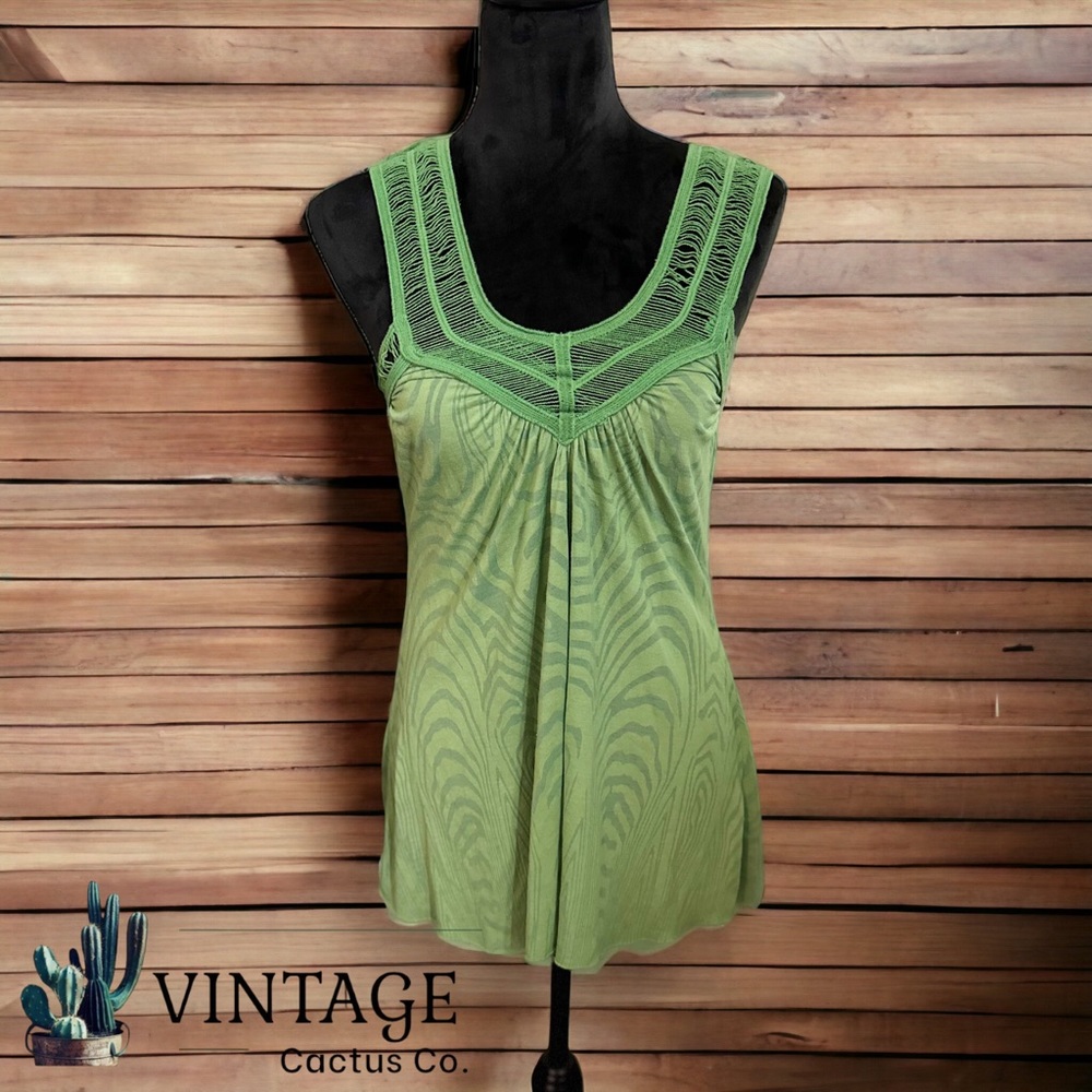 NWT! Testament Cut-Out Animal Print Tank!